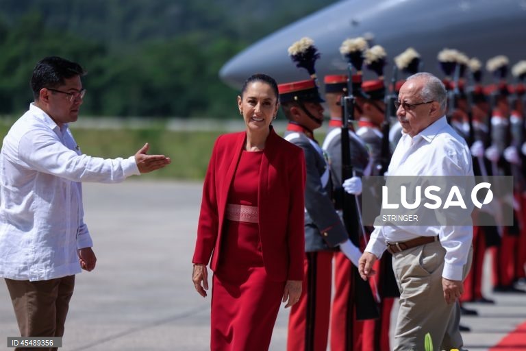 Sheinbaum arrives in Guatemala to meet with President Arevalo