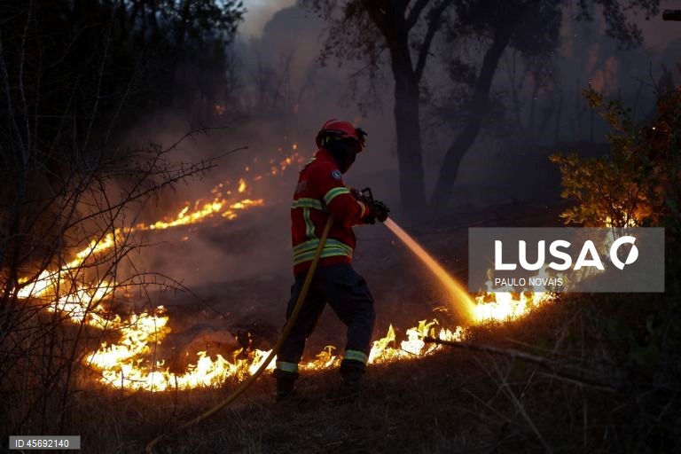 Incêndios em Aljustrel combatido por quase 90 operacionais e sete meios aéreos