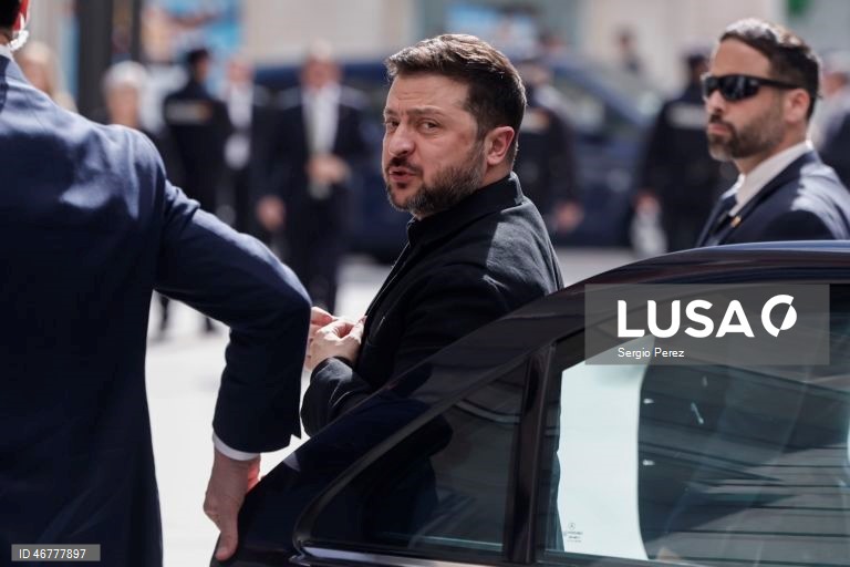 Zelensky em Istambul para um encontro com PR turco