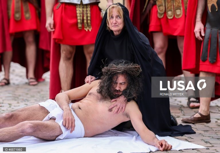 Good Friday Procession in Bensheim, Germany