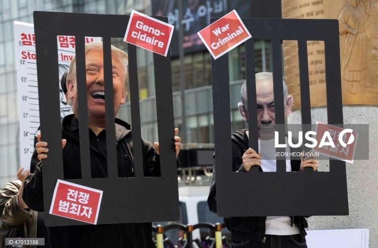 Seoul protesters denounce US‑Israel military action in Iran