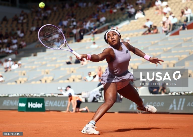 Campeã Coco Gauff eliminada na terceira ronda