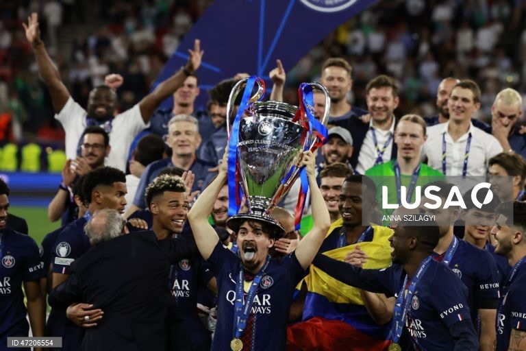 Bicampeão europeu Vitinha eleito melhor jogador da final da Liga dos Campeões