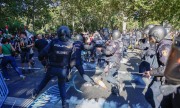 Vuelta: Duas pessoas detidas e 22 polícias feridos após incidentes em Madrid