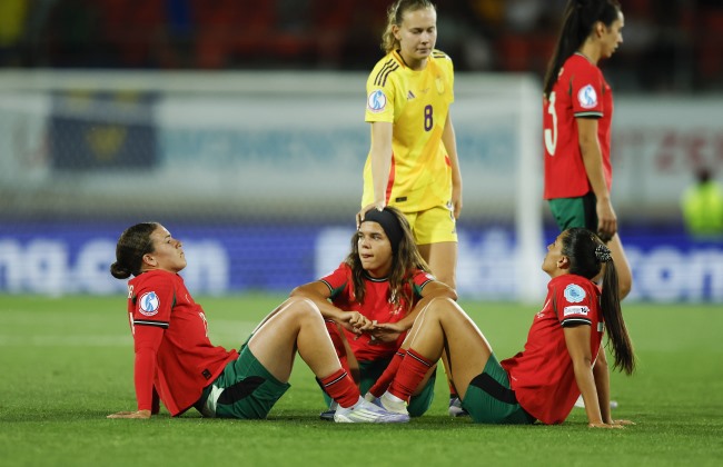 Portugal perde com Bélgica e confirma eliminação do Europeu feminino